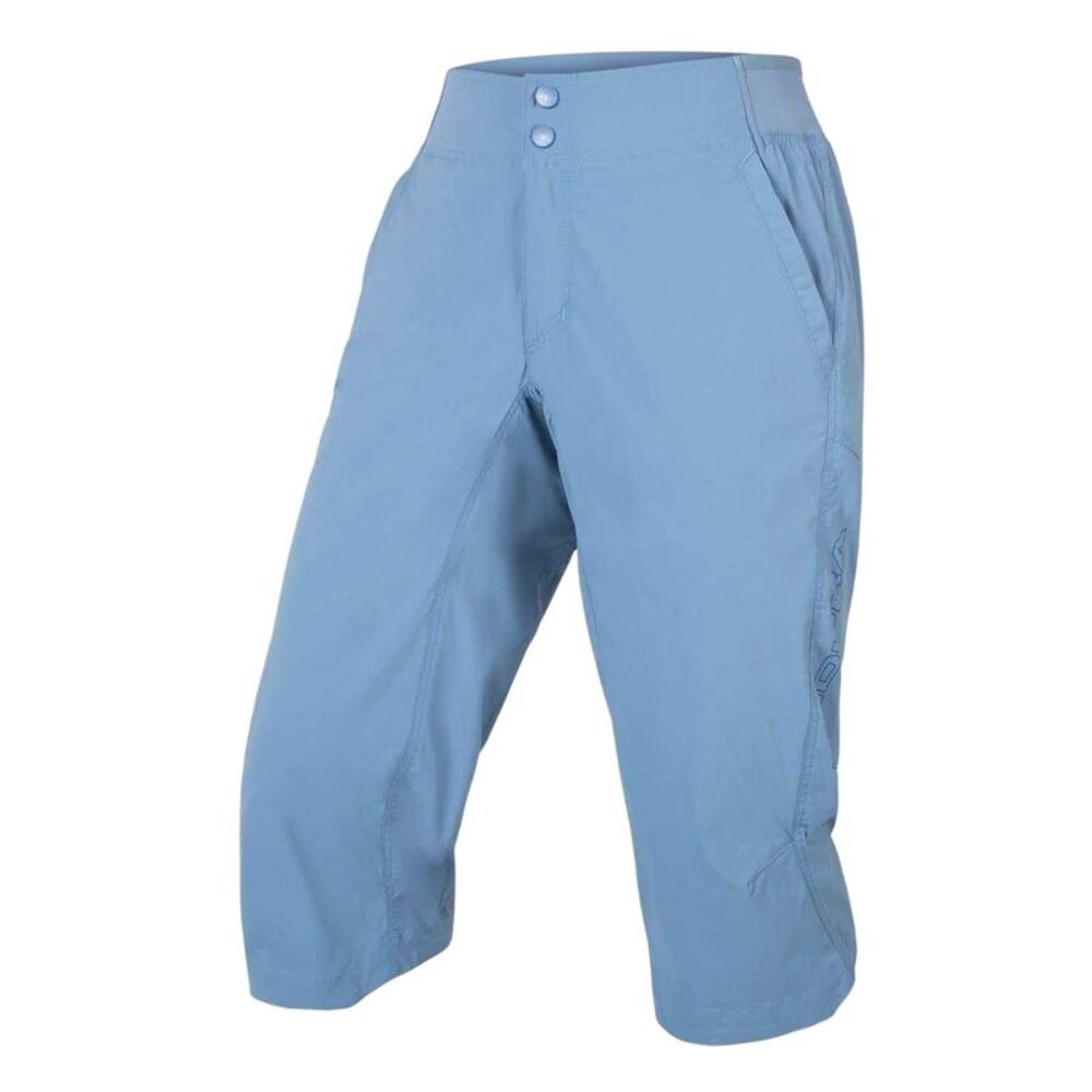 Endura Womens/Ladies Hummvee Lite Cycling 3/4 Shorts / Blue Steel
